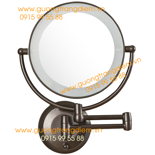 Gương trang điểm có đèn Womi SLD259D cung cấp ánh sáng thật và tự nhiên